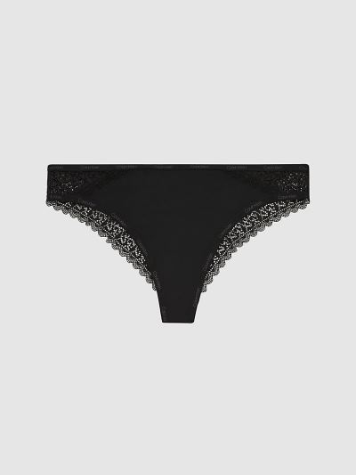 Calvin Klein Underwear HU486127 | Calvin Klein Flirty Brazilian Női Rövidnadrág Fekete